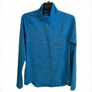 Champion Duo Dry Turquoise Blue 1/4 or quarter zip pullover athletic jac…